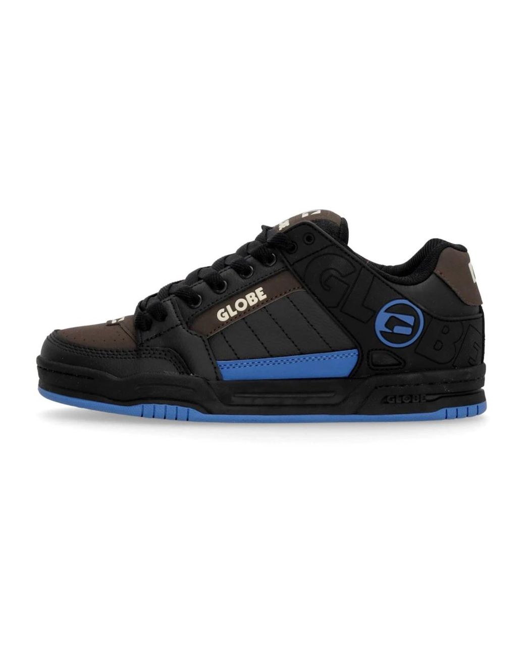 Globe Fitness ,Veelkleurig ,Leer Zwart/Tan/Cobalt Skate Schoenen in het Black voor heren
