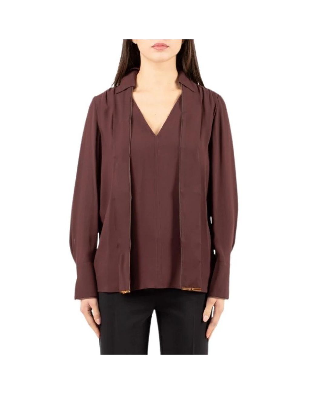 Elisabetta Franchi Red Blouses