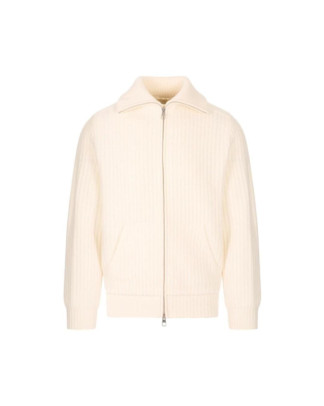 Montecore Truien & Vesten ,Wit ,Wol Maglione in het Natural voor heren