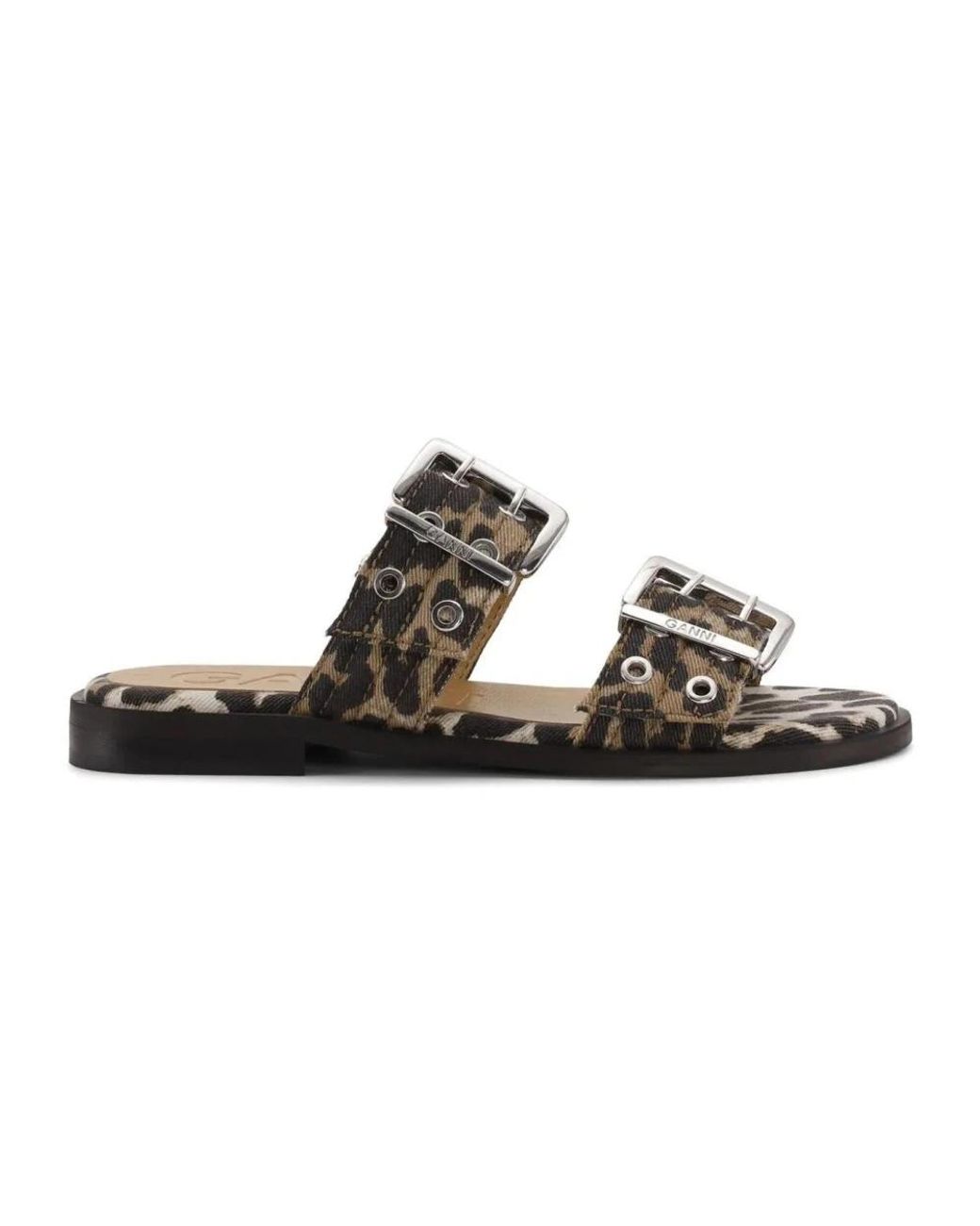 Ganni Brown Sliders