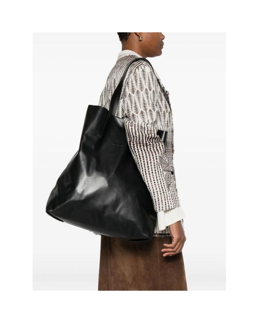 Forte_forte Black Shopping Bags