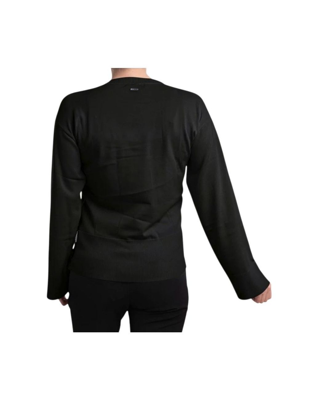 ARMANI EXCHANGE Black Round-Neck Knitwear