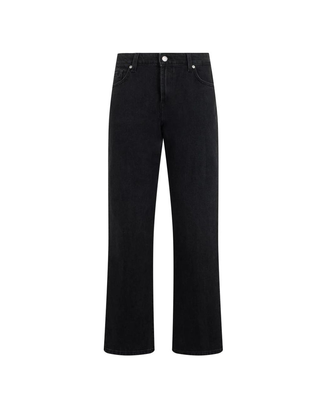 7 For All Mankind Blue Straight Fit Jeans