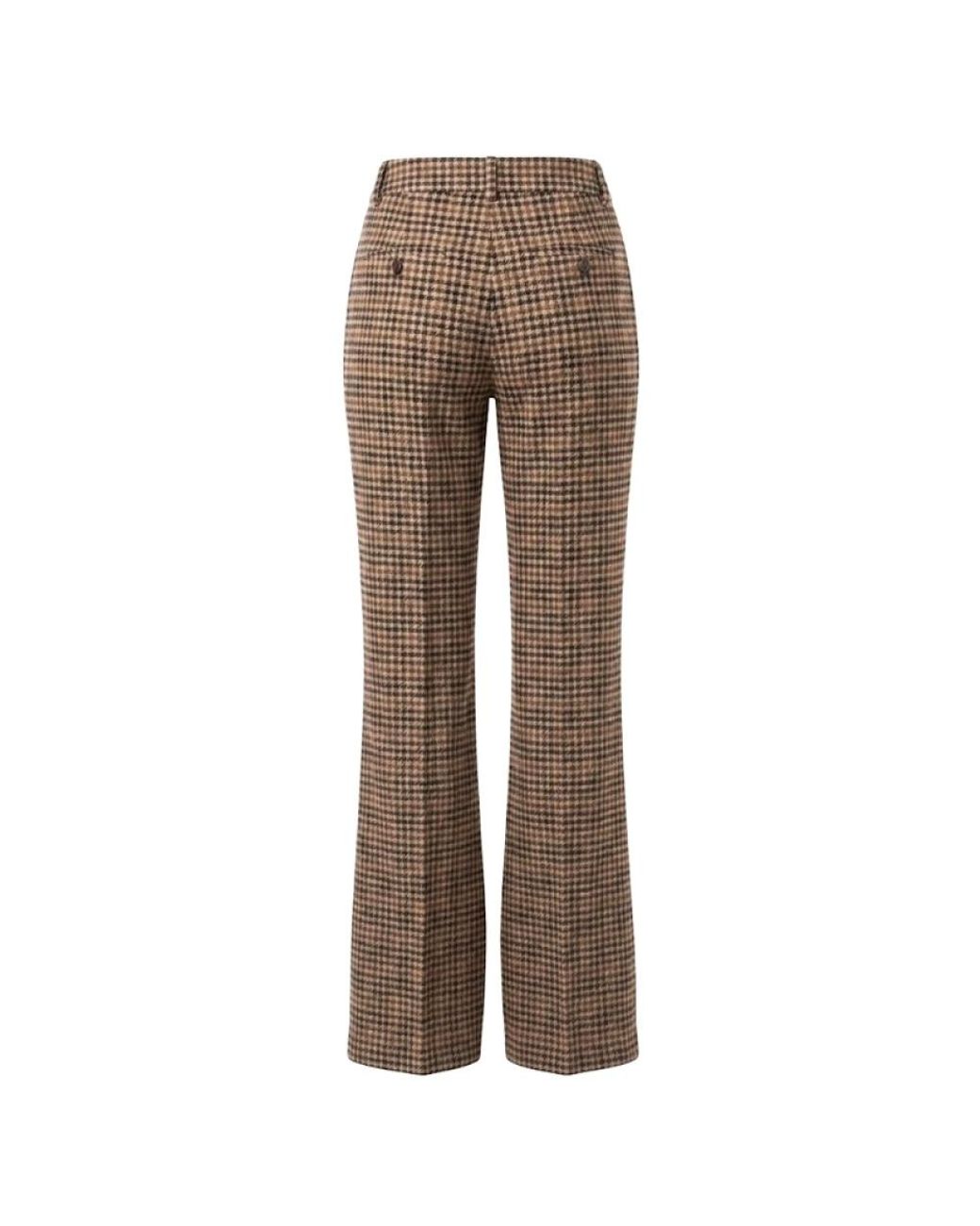 Cambio Brown Wide Trousers