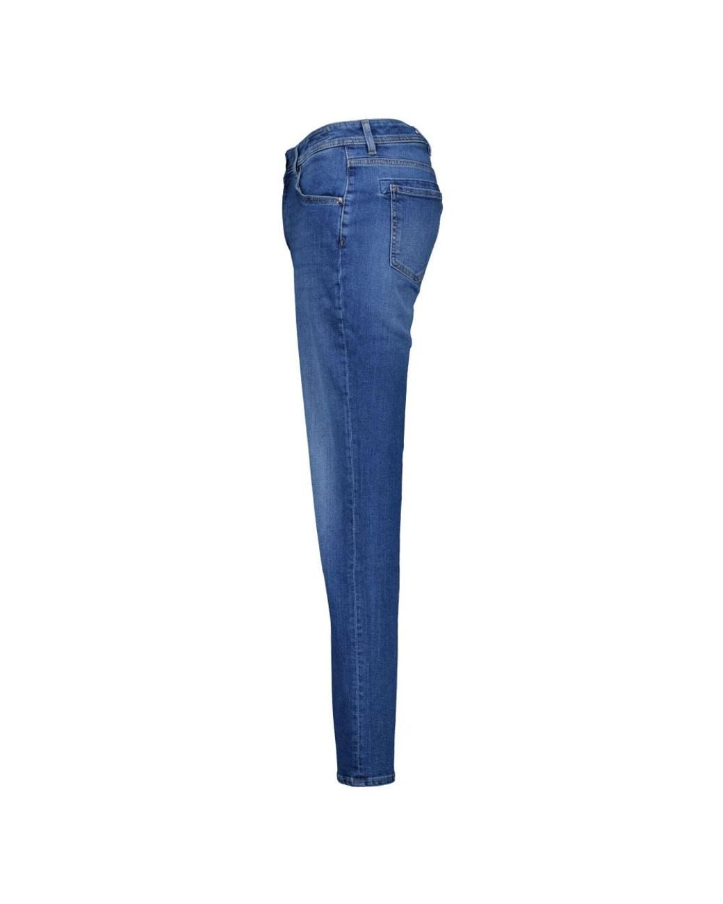 BARMAS Blue Straight Fit Jeans for men