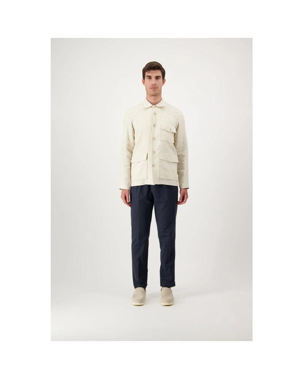AUTORE White Light Jackets for men