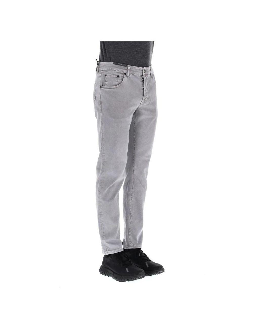 PT Torino Gray Slim Fit Jeans for men