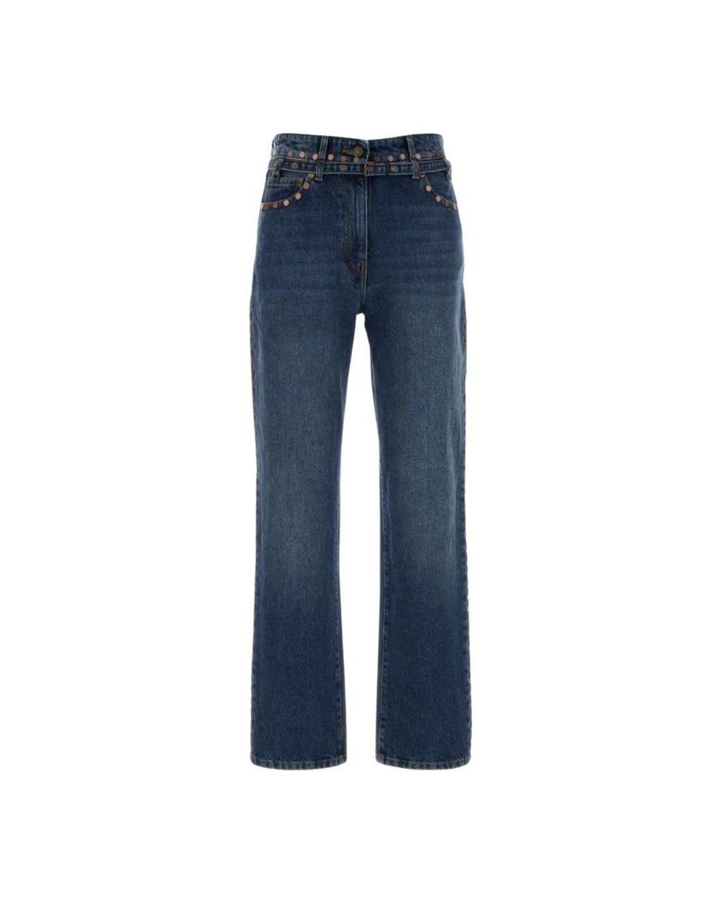 Dries Van Noten Blue Straight Fit Jeans