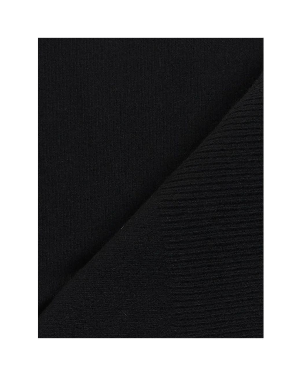 Dondup Black Winter Scarves