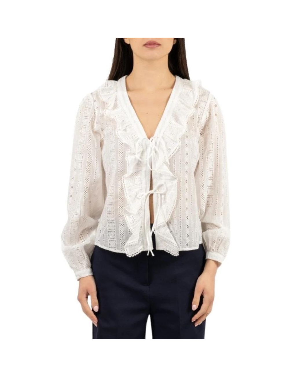 Mc2 Saint Barth White Blouses