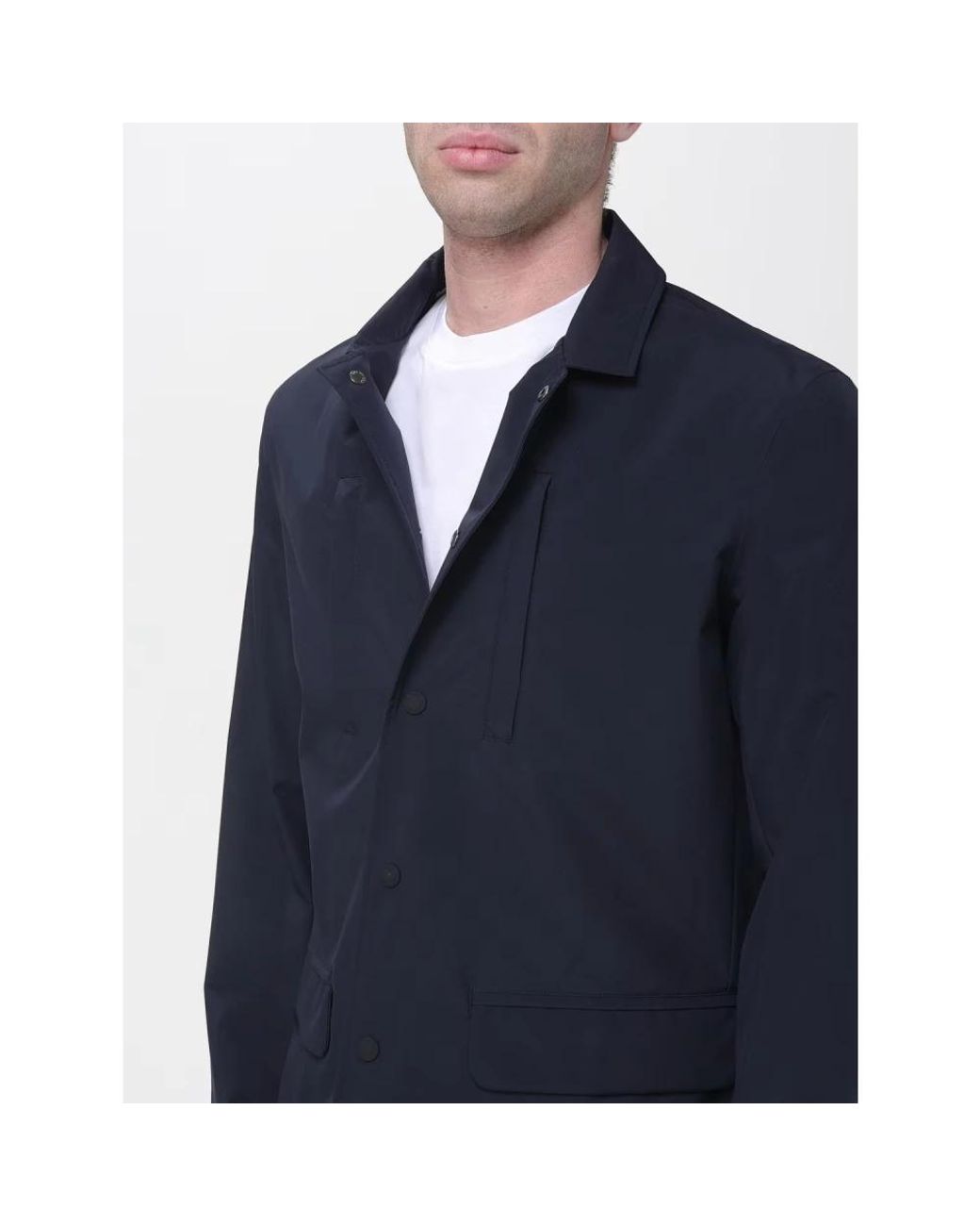 Save The Duck Blue Light Jackets for men