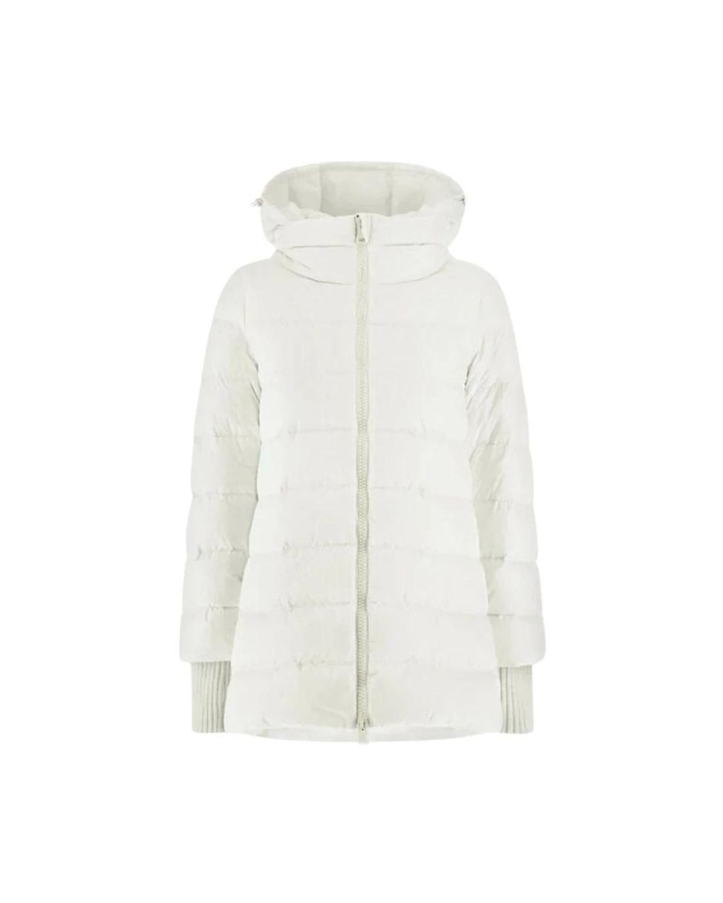 Herno Nylon A-Shape Donsjas in het White