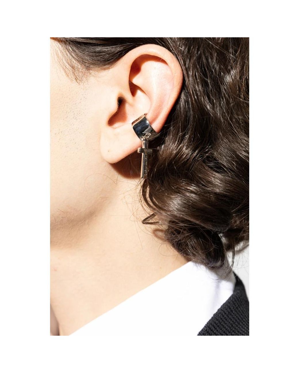 Earrings di DSquared² in Metallic da Uomo