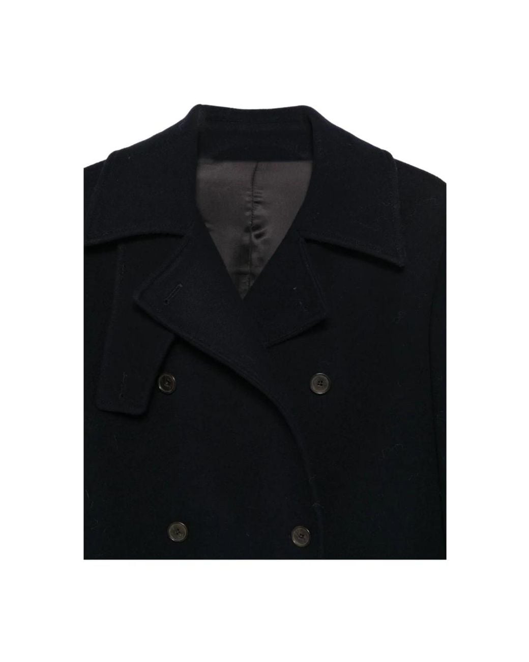 Paul Smith Black Double-Breasted Coats