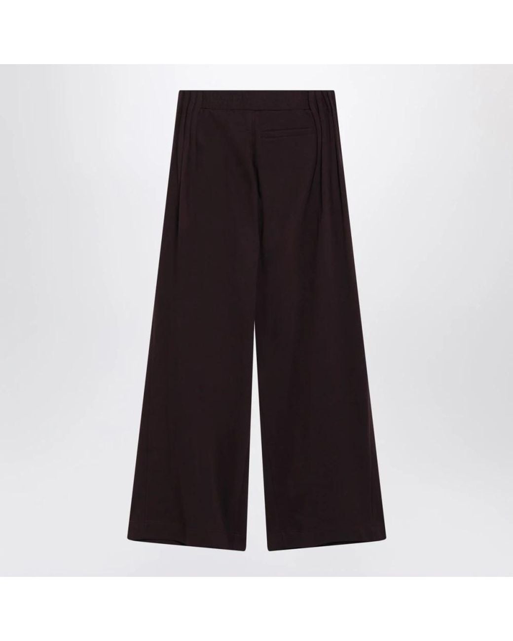 Dries Van Noten Black Wide Trousers