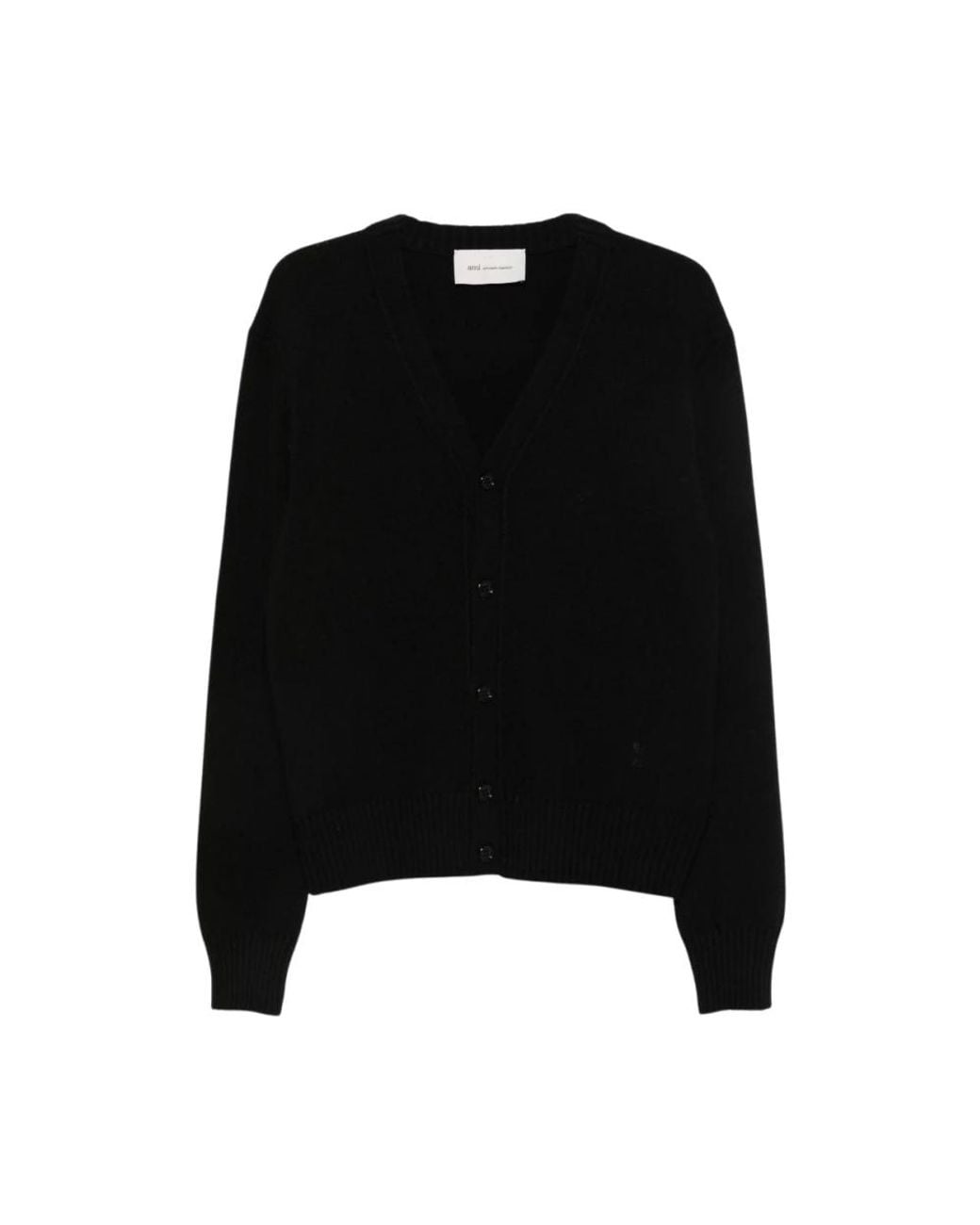AMI Black Cardigans for men