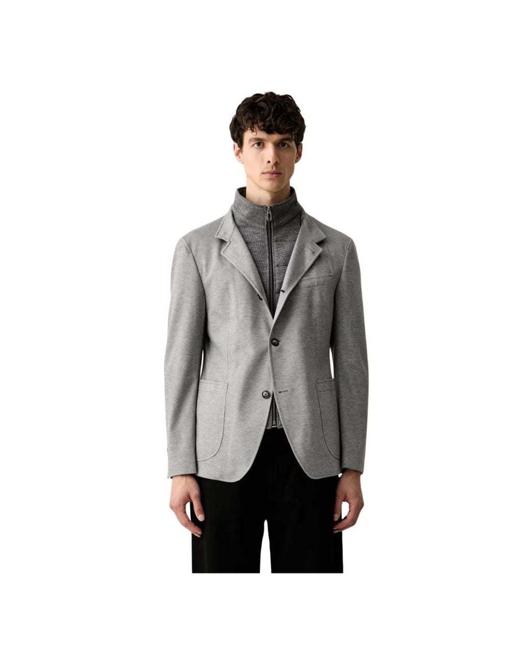 Joop! Single-Breasted Blazer in het Gray voor heren