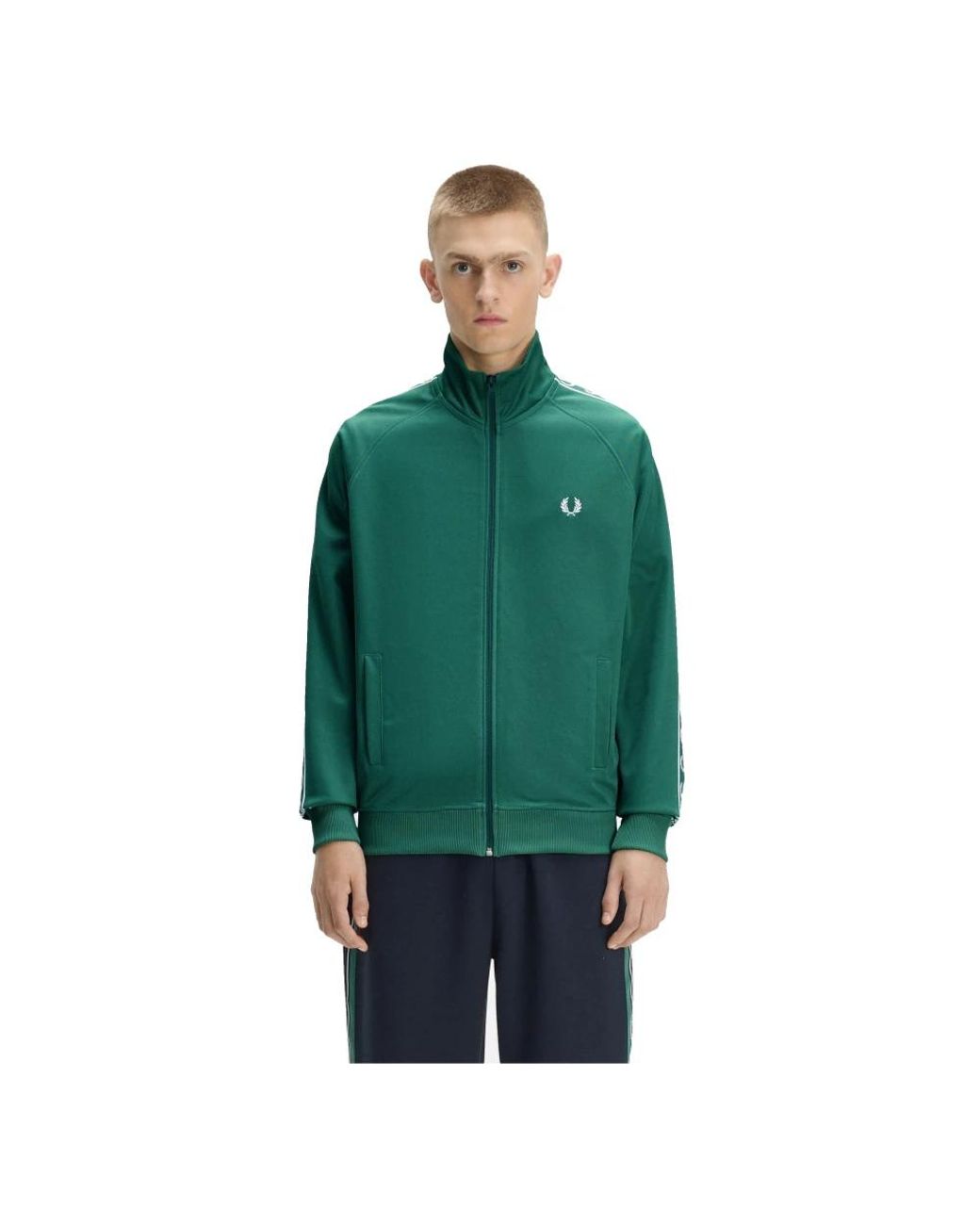 Zip-Throughs di Fred Perry in Green da Uomo