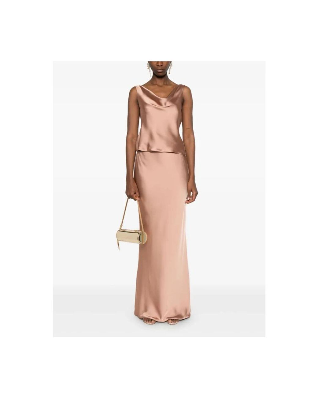Norma Kamali Pink Maxi Skirts