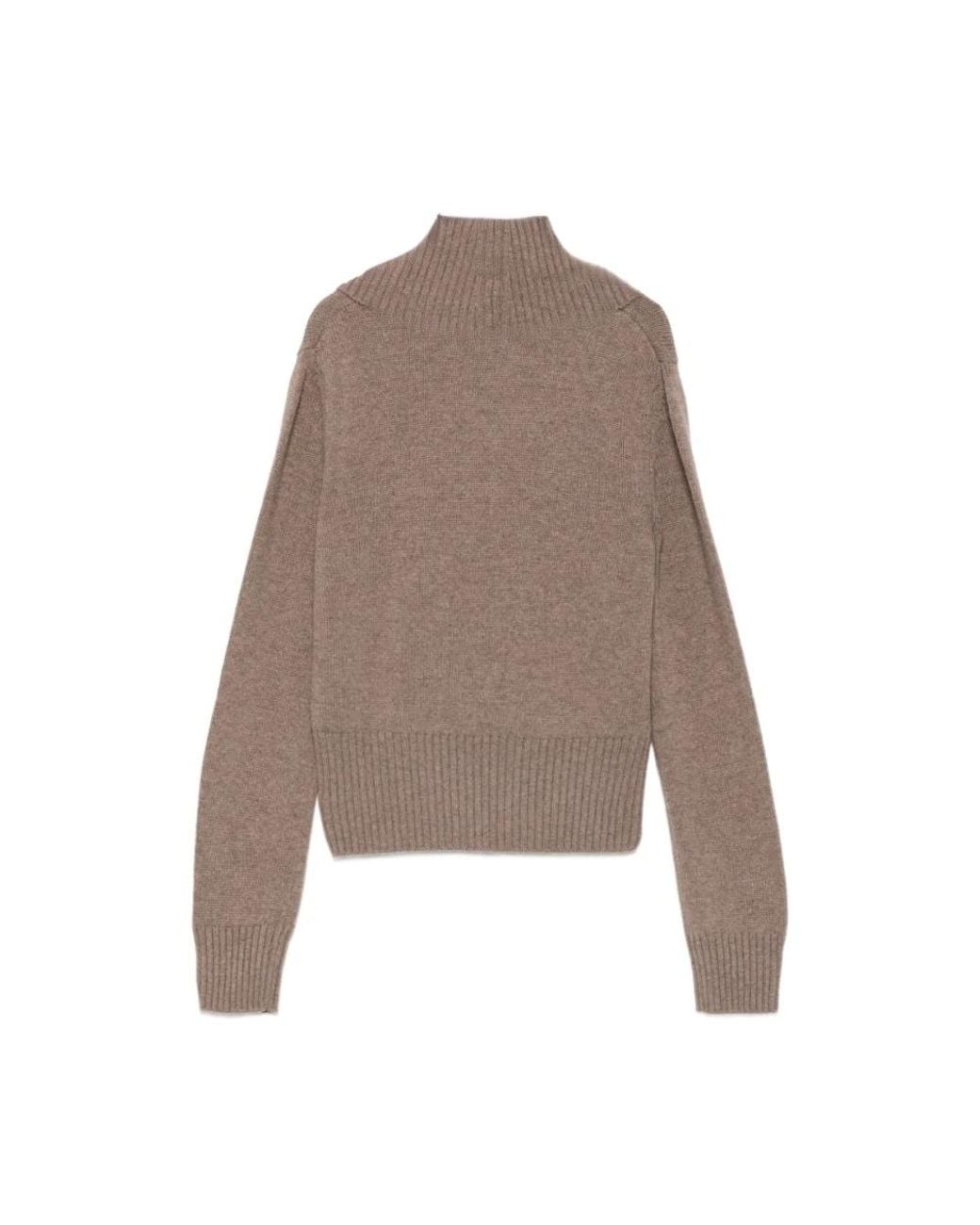 Vanisé Brown Round-Neck Knitwear