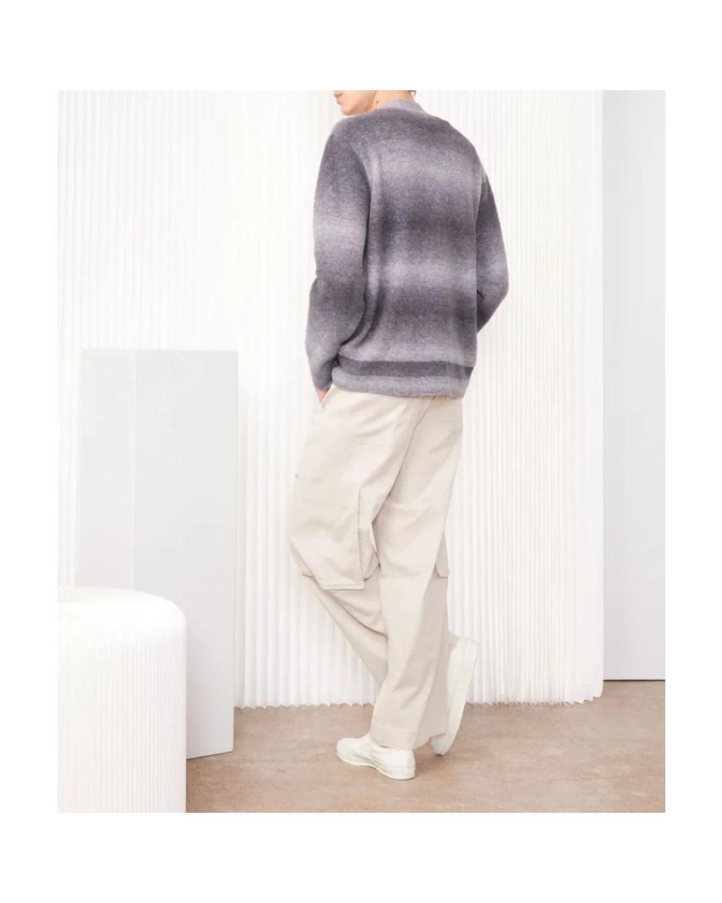 Cardigans Officine Generale de hombre de color Gray