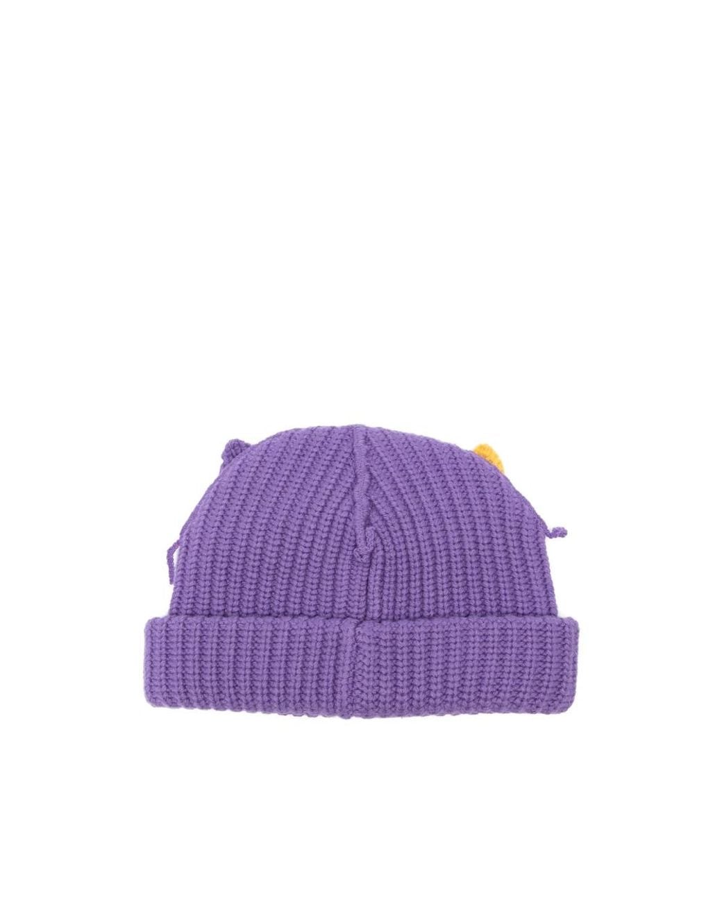 Loverboy by Charles Jeffrey Purple Beanies
