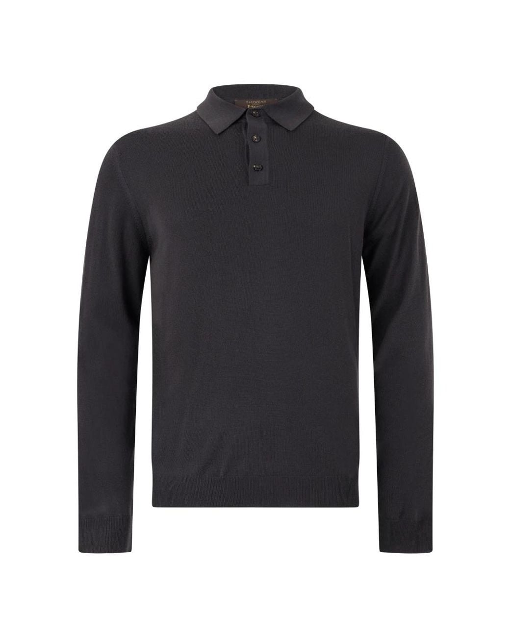 Slowear Black Round-Neck Knitwear for men