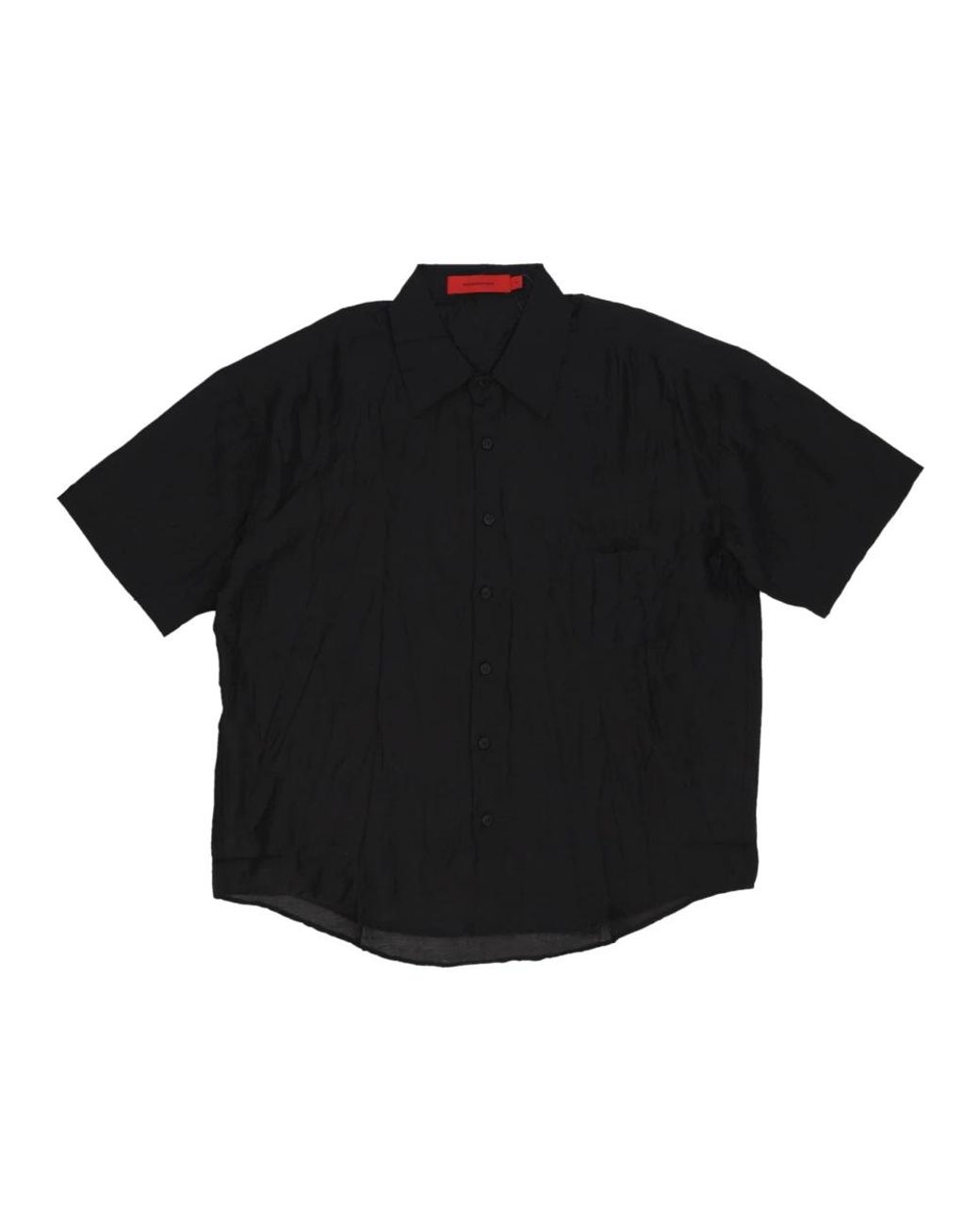 Acupuncture Black Short Sleeve Shirts for men