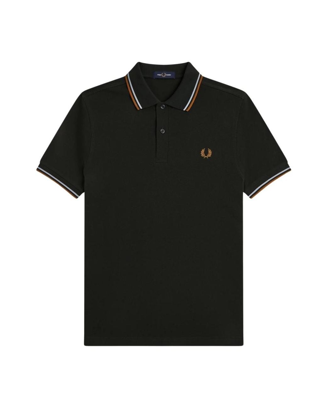 Fred Perry Black Polo Shirts for men