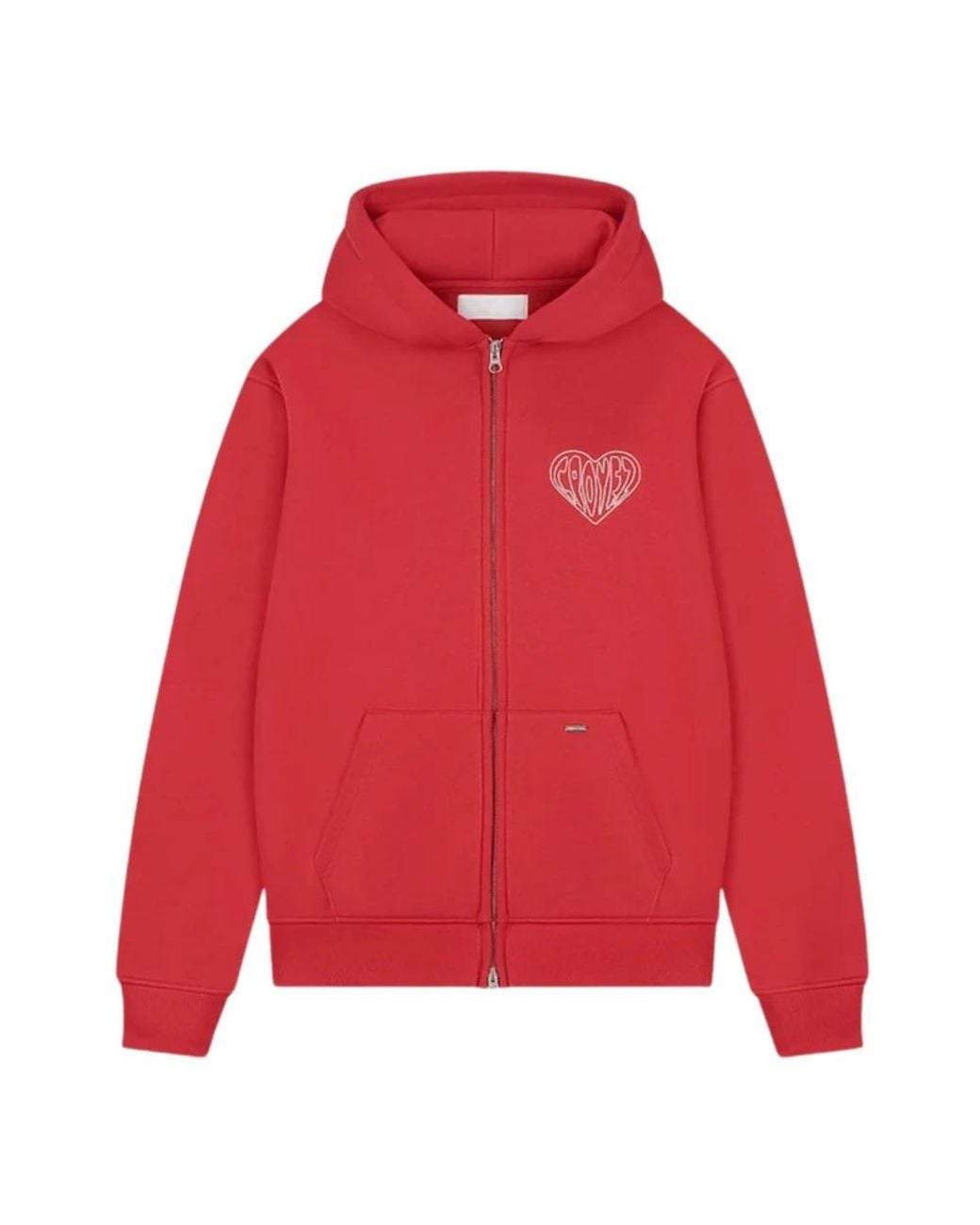 Croyez Red Zip-Throughs for men