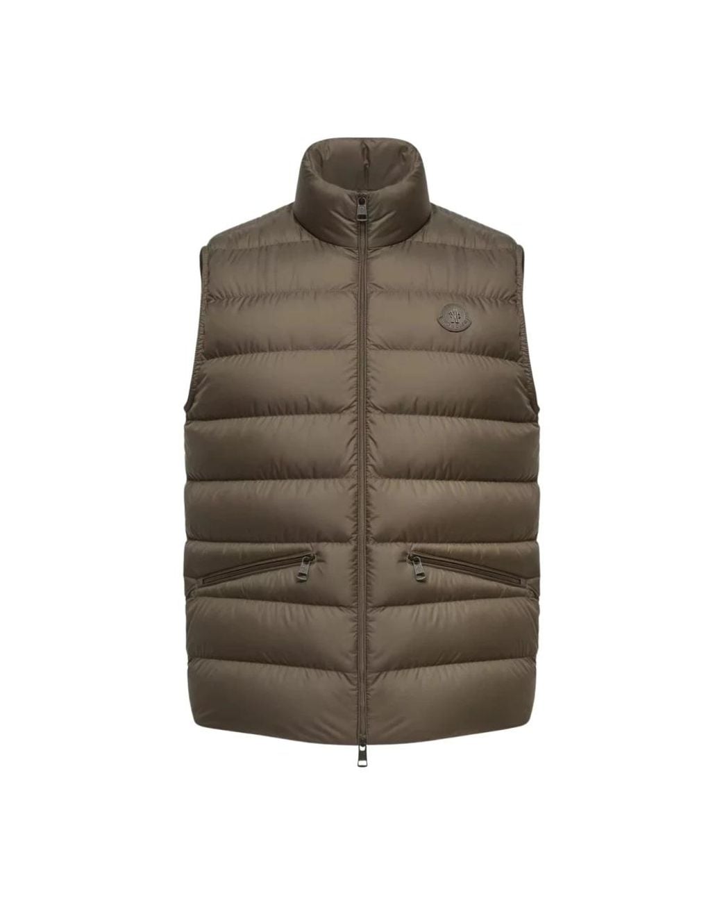 Moncler Brown Waistcoats for men