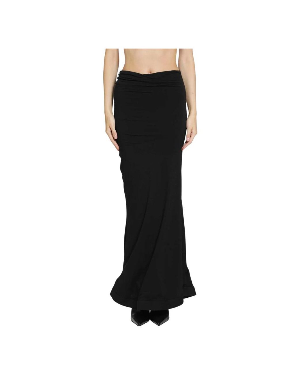 Maxi Skirts Junya Watanabe de color Black