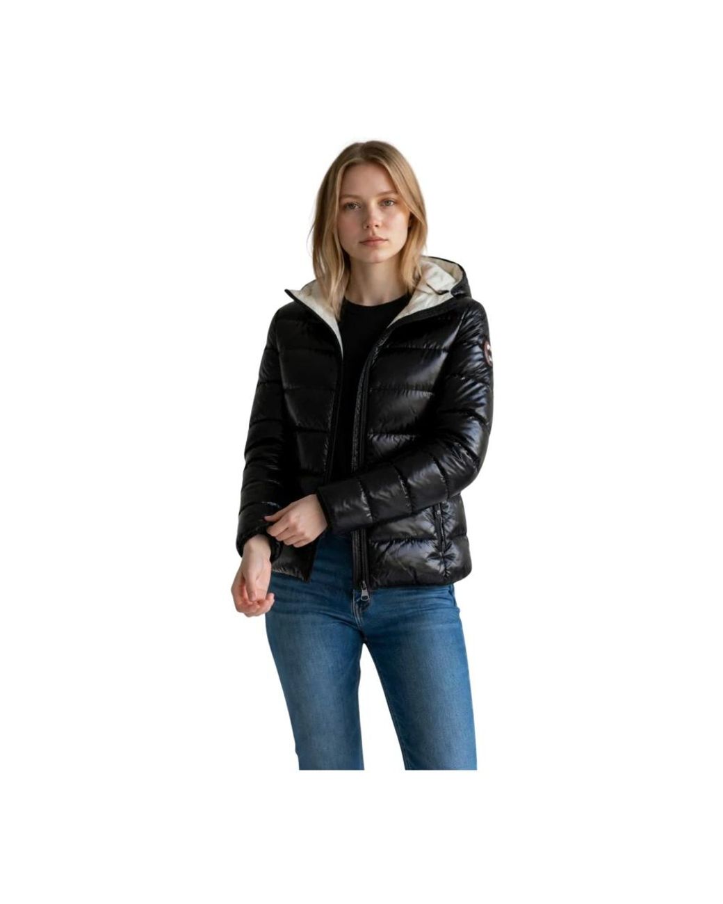 Blauer Winterjassen in het Black