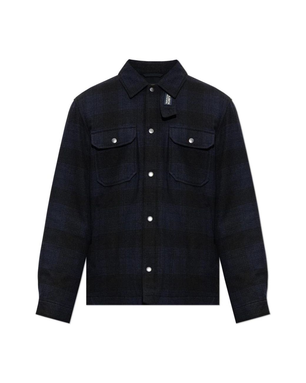 Woolrich Jassen ,Blauw ,Wol Wool Jacket in het Blue voor heren
