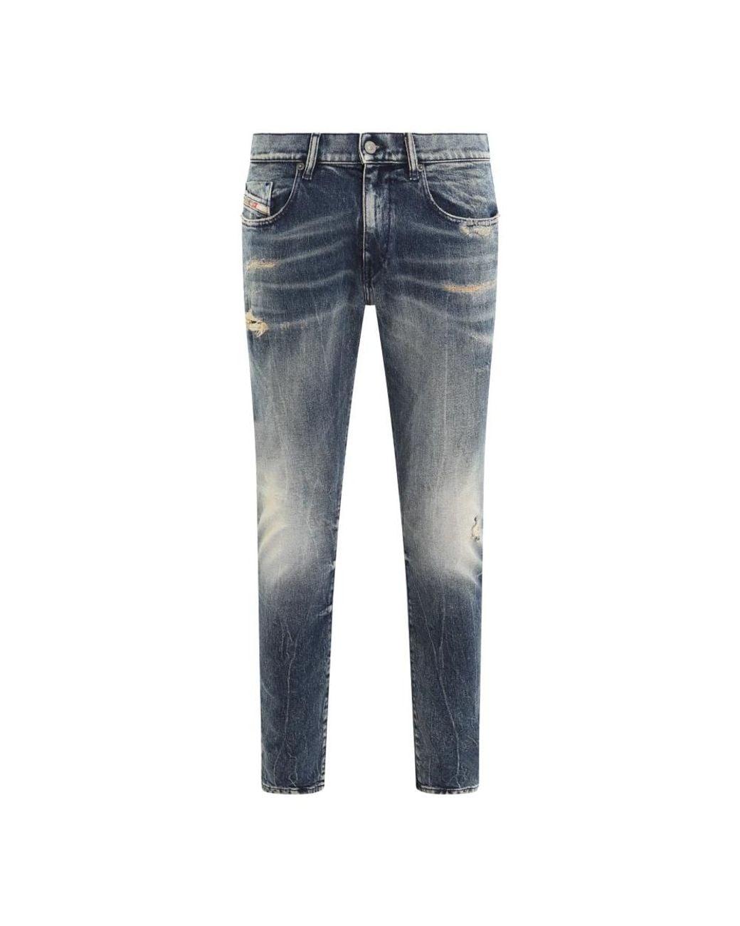 DIESEL Blue Slim Fit Jeans for men