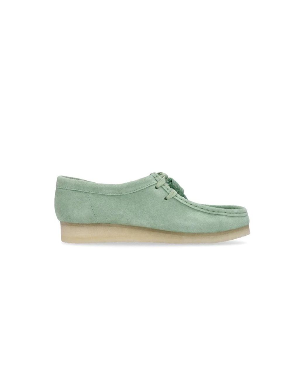 Clarks Green Laced Shoes
