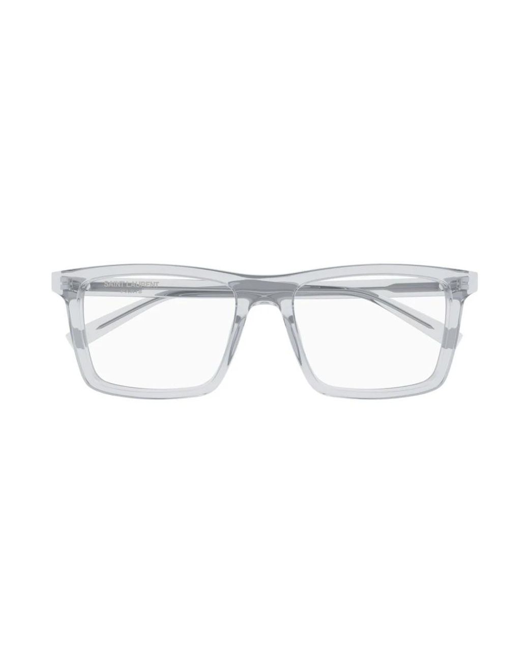 Saint Laurent Sl 906 Brille in Metallic für Herren