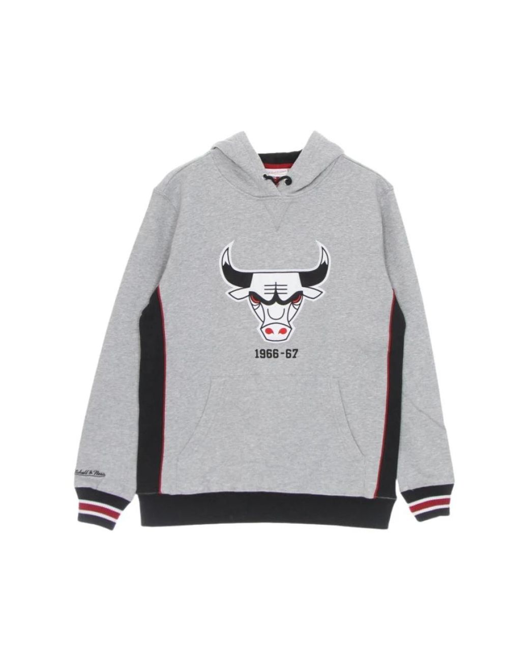 Mitchell & Ness Hoodies & Sweatvesten ,Grijs ,Capuchon in het Gray voor heren