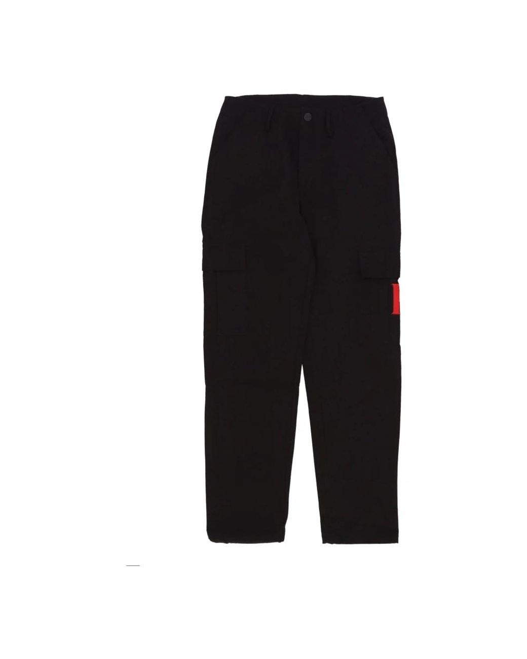 Straight Trousers Propaganda de hombre de color Black