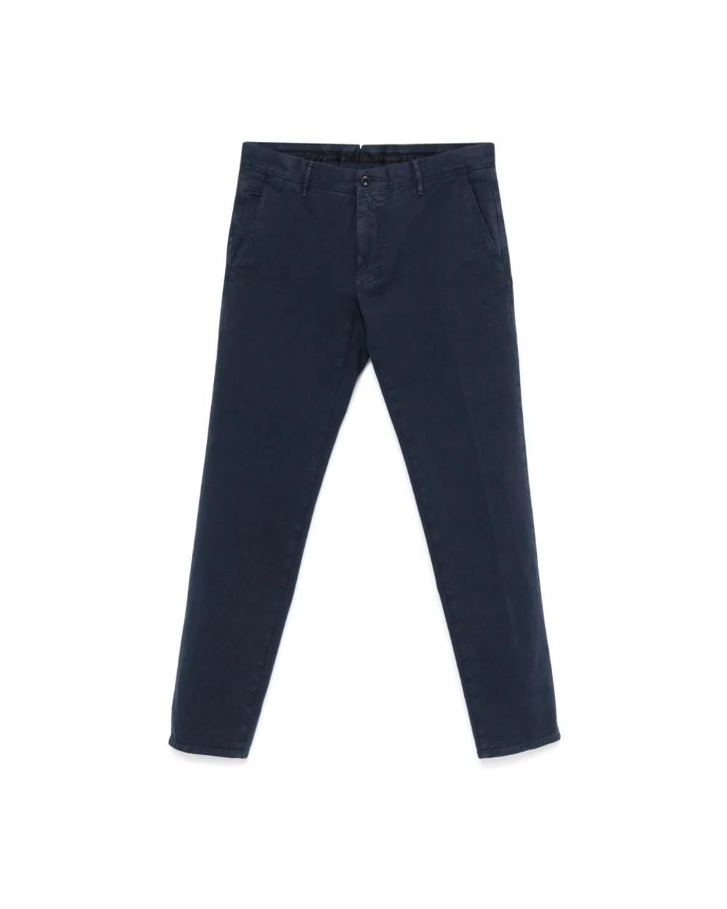 Incotex Broeken ,Blauw ,Katoen Marineblauwe Katoenen Straight-Leg Broek in het Blue voor heren