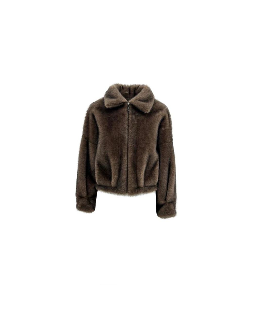 VALENTINI 1972 Brown Faux Fur & Shearling Jackets