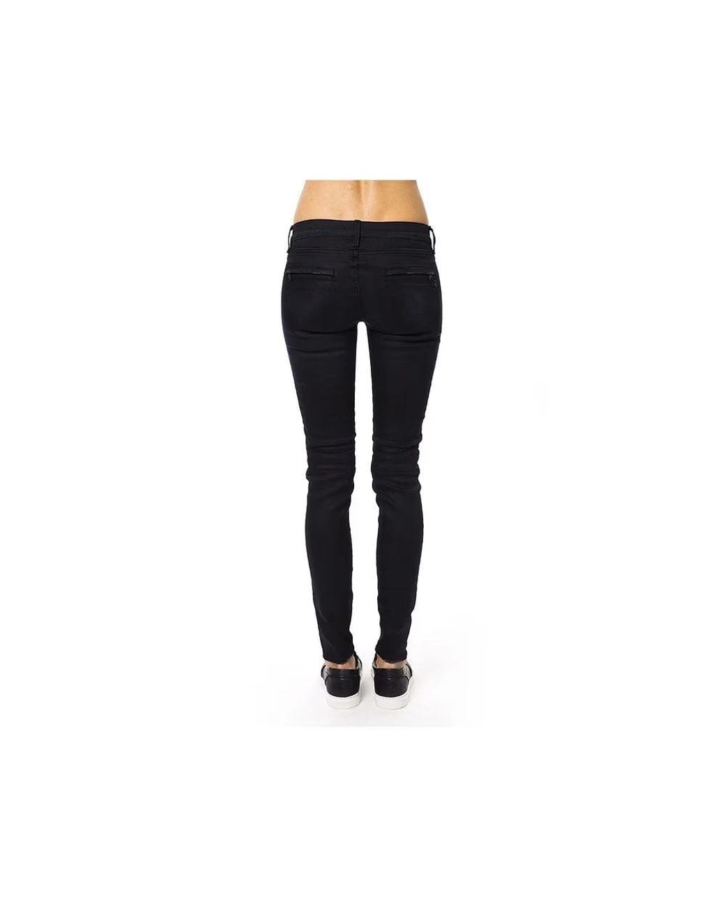 Gas Black Skinny Fit Jeans