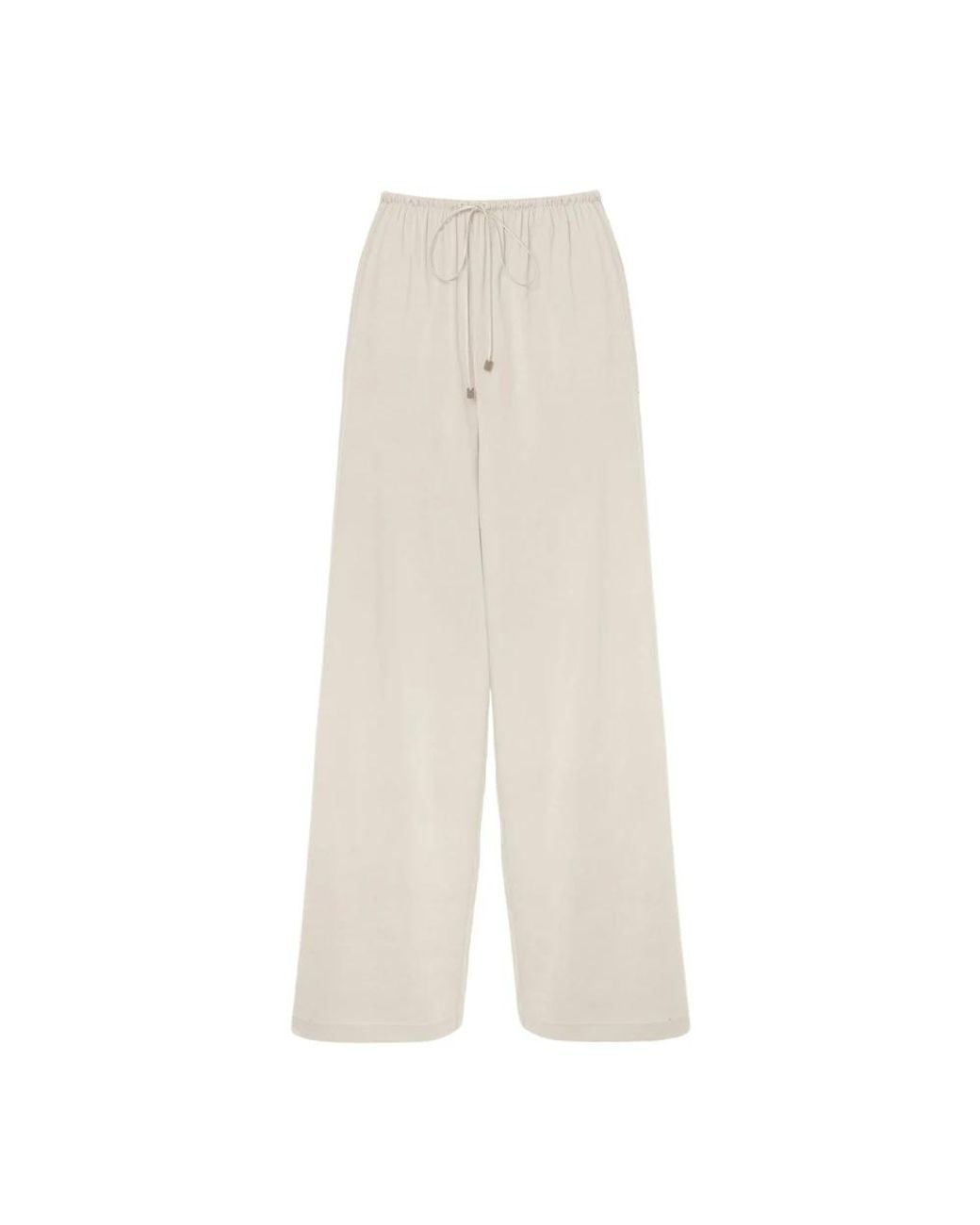 Wolford White Wide Trousers