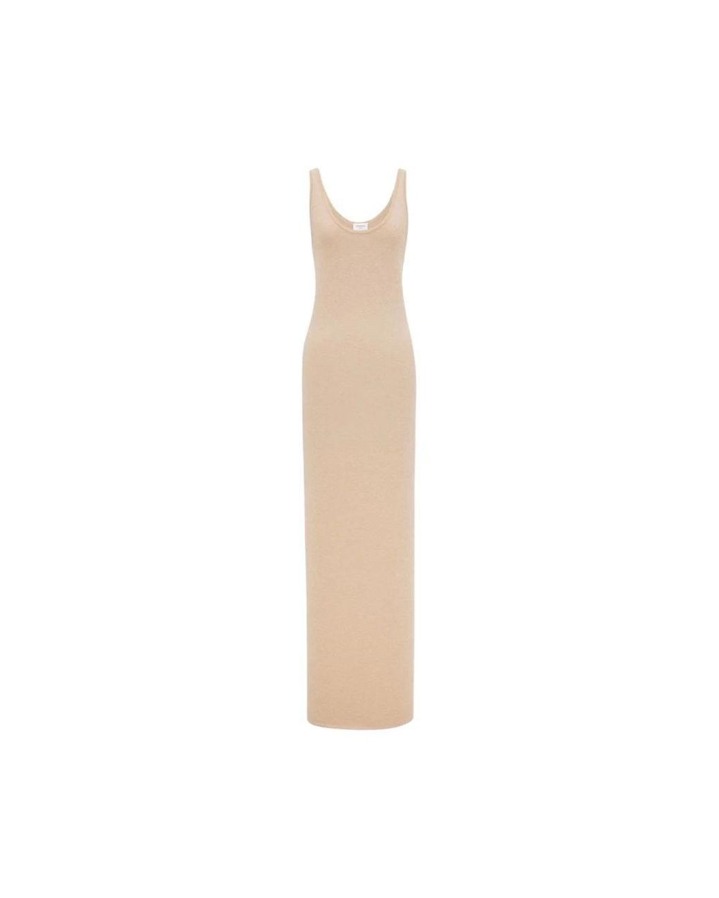 Saint Laurent White Maxi Dresses