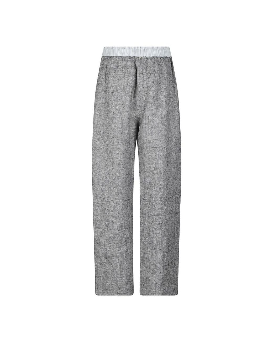 Rabanne Gray Straight Trousers