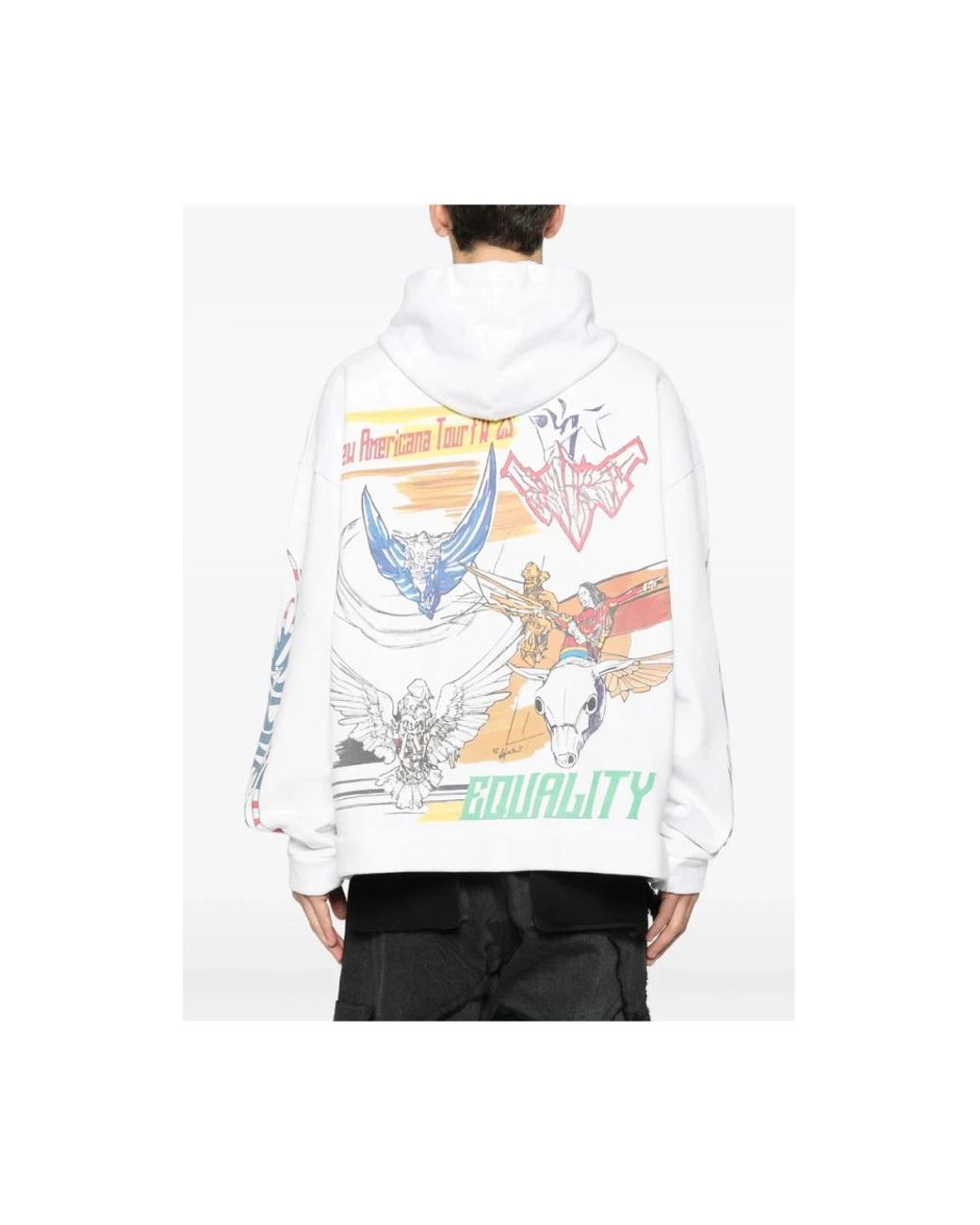 Who Decides War White Hoodies for men