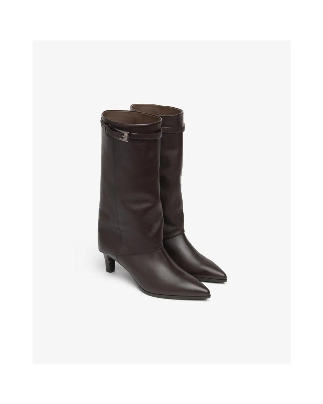 Nero Giardini Brown Heeled Boots