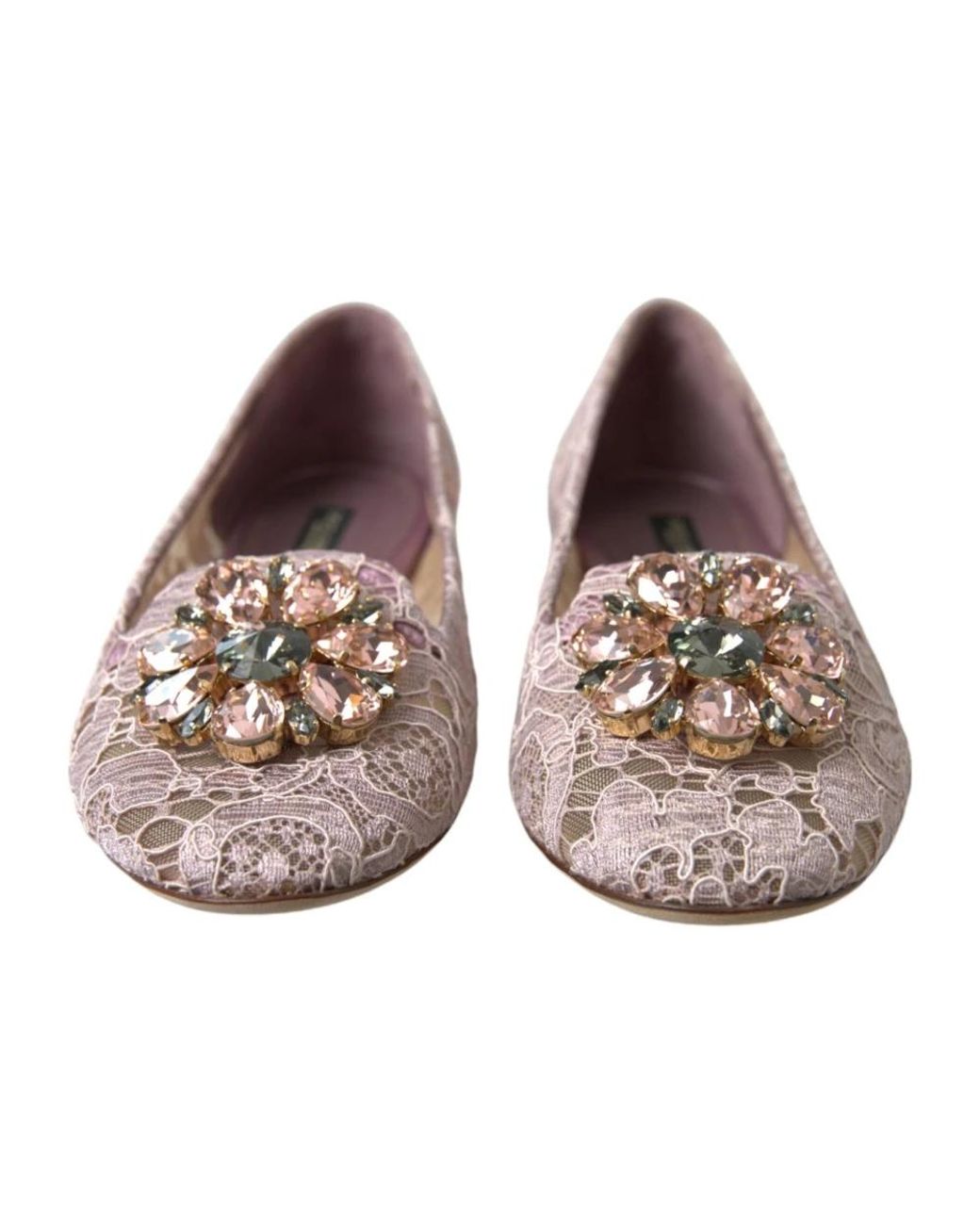 Dolce & Gabbana Pink Ballerina Shoes