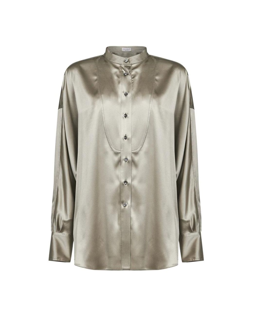 Brunello Cucinelli Gray Shirts