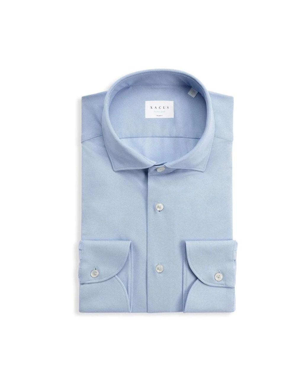 Xacus Overhemden ,Blauw ,Tailor Fit Actief Shirt in het Blue voor heren
